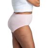 imageFruit of the Loom Womens Breathable Underwear Moisture Wicking Keeps You Cool ampamp Comfortable Available in Plus SizeMicro Mesh  Plus Size Brief  10 Pack  Colors May Vary