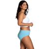imageFruit of the Loom womens Eversoft Cotton Underwear Multipacks Tag Free ampamp Breathable Available in Plus SizeLow Rise Brief  GreyPinkBlue