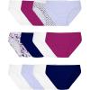 imageFruit of the Loom womens Eversoft Cotton Underwear Multipacks Tag Free ampamp Breathable Available in Plus SizeBikini  PinkNavyWhite