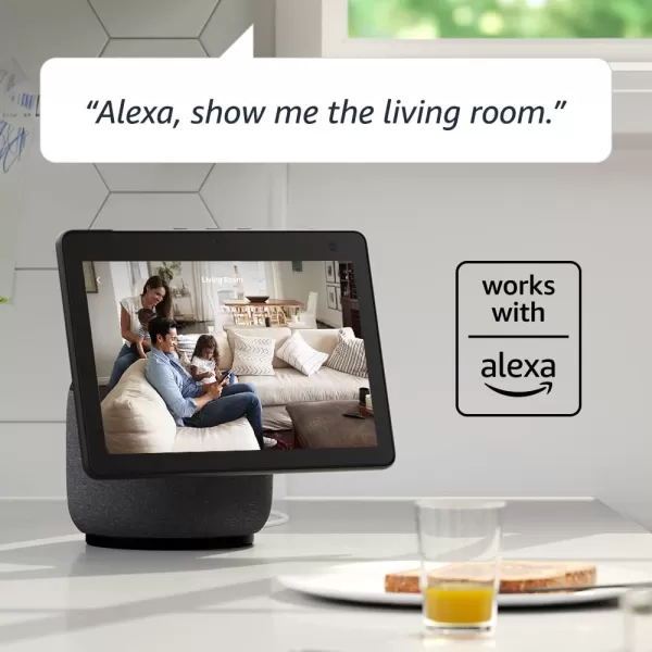 imageBlink Mini  Compact indoor plugin smart security camera 1080p HD video night vision motion detection twoway audio easy set up Works with Alexa  1 camera BlackBlack
