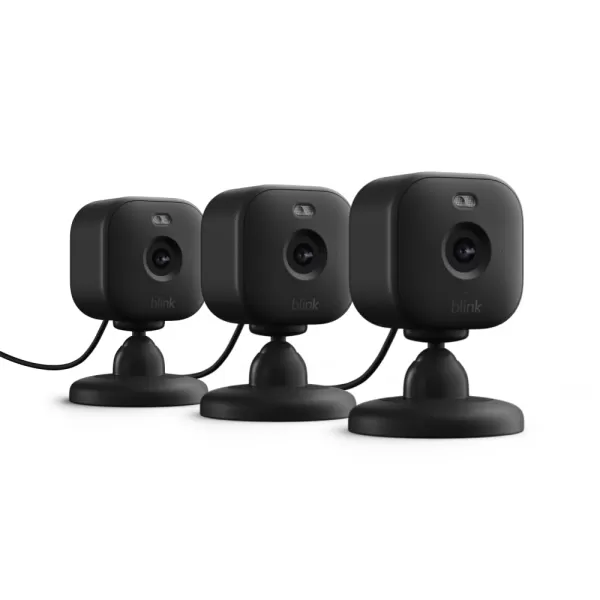 imageBlink Mini 2 Newest Model  Stay connected to your home and pets with plugin smart security  2 camera system WhiteBlack