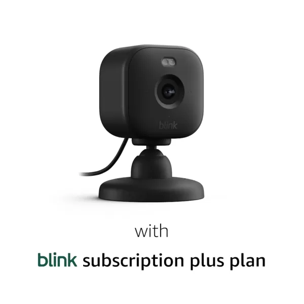 imageBlink Mini 2 Newest Model  Stay connected to your home and pets with plugin smart security  2 camera system WhiteBlack