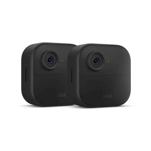 imageBlink Outdoor 4 Newest Model  Wireless outdoorindoor home security cameras with 2year battery life dualzone motion detection  6 camera systemCamera 2year battery life