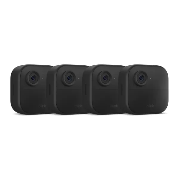 imageBlink Outdoor 4 Newest Model  Wireless outdoorindoor home security cameras with 2year battery life dualzone motion detection  6 camera systemCamera 2year battery life