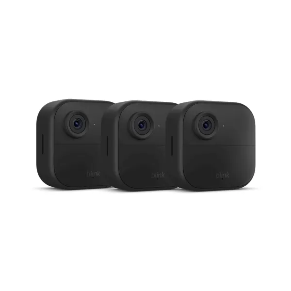 imageBlink Outdoor 4 Newest Model  Wireless outdoorindoor home security cameras with 2year battery life dualzone motion detection  6 camera systemCamera 2year battery life