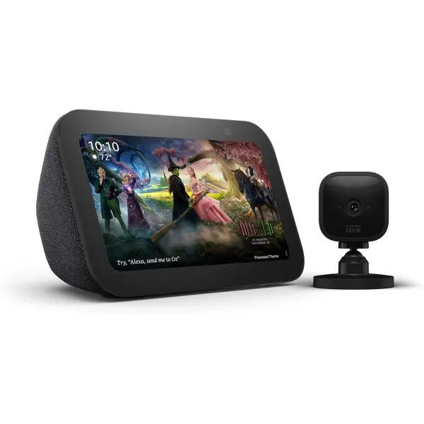 imageEcho Show 5 3rd Gen with Blink Mini  Charcoal