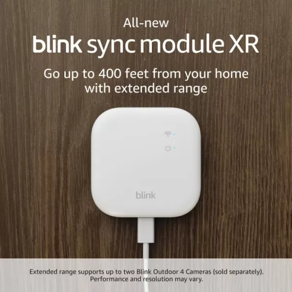 imageAllnew Blink Sync Module XR  System hub for all Blink devices go up to 400 feet from your home with extended range for Outdoor 4