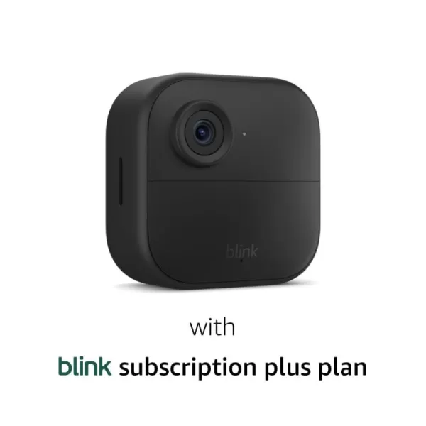 imageBlink Outdoor 4 Newest Model  Wireless outdoorindoor home security cameras with 2year battery life dualzone motion detection  6 camera systemSave with Subscription