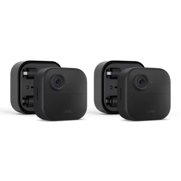 imageBlink Outdoor 4 newest model  Battery Extension Pack  Fouryear battery wireless smart security camera twoway audio HD live view enhanced motion detection  3 camera system2 Camera System