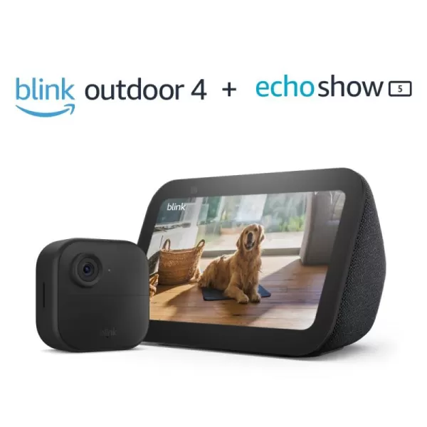 imageBlink Outdoor 4 onecamera system  Amazon Echo Show 5