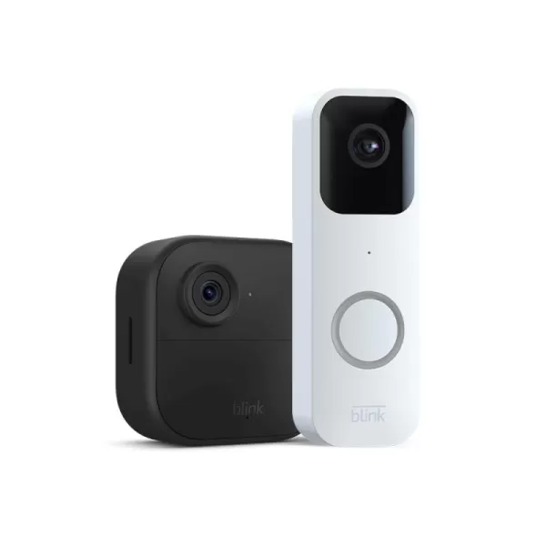 imageBlink Video Doorbell  1 Outdoor 4 smart security camera 4th Gen with Sync Module 2  Twoyear battery life motion detection twoway audio HD video Works with AlexaWhite