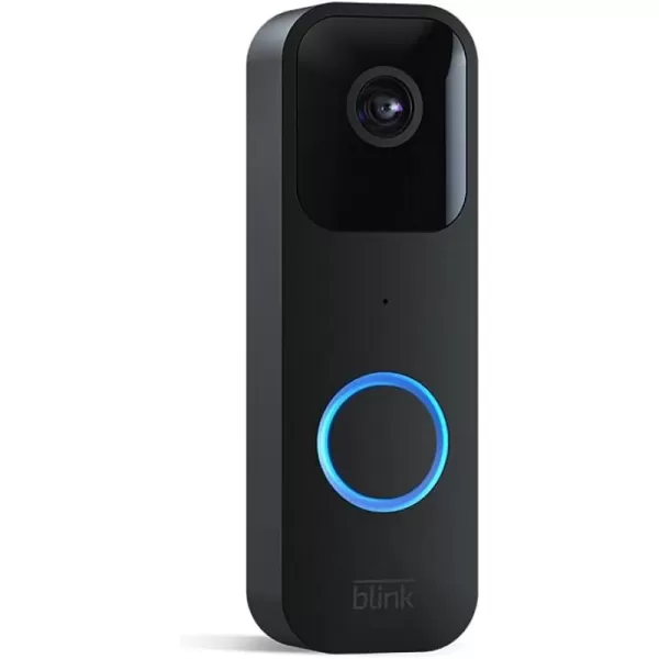 imageBlink Video Doorbell  Sync Module 2  Twoyear battery life Twoway audio HD video motion and chime app alerts and Alexa enabled  wired or wirefree BlackBlack
