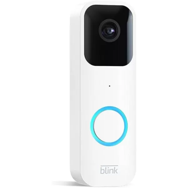 imageBlink Video Doorbell  Sync Module 2  Twoyear battery life Twoway audio HD video motion and chime app alerts and Alexa enabled  wired or wirefree BlackWhite