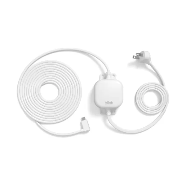imageBlink Weather Resistant 13ft Power Adapter for Blink Mini 2 and Blink Outdoor 4 BlackWhite