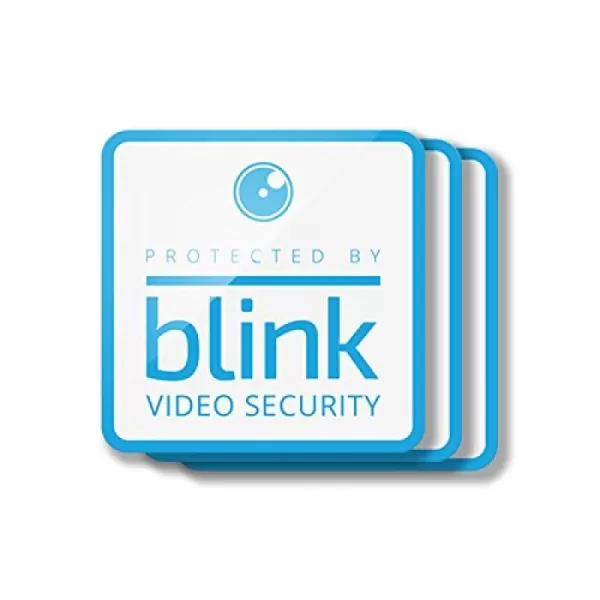 imageProtected by Blink Video Security Window Decals Pack of 3