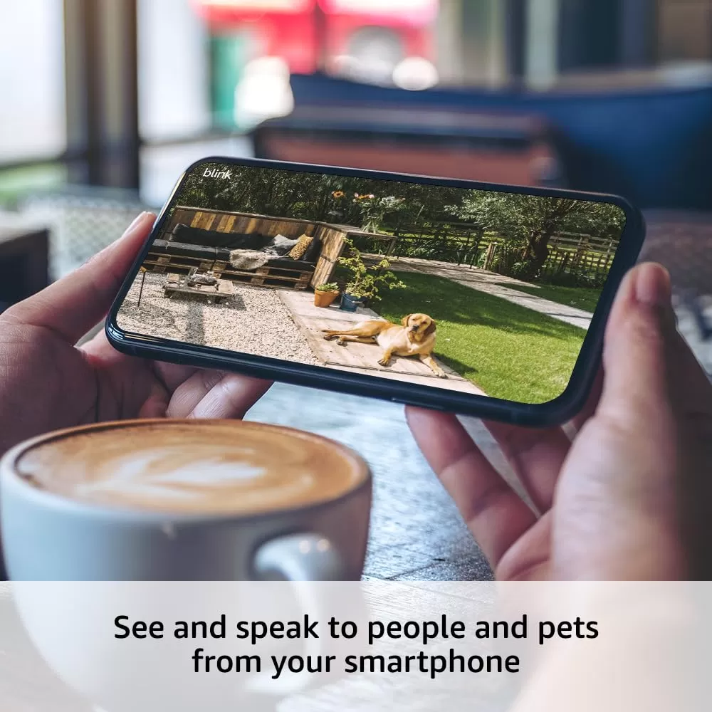 imageBlink Outdoor 4 4th Gen  Blink Mini  Smart security camera twoway talk HD live view motion detection set up in minutes Works with Alexa  3 camera system  Mini WhiteBlack