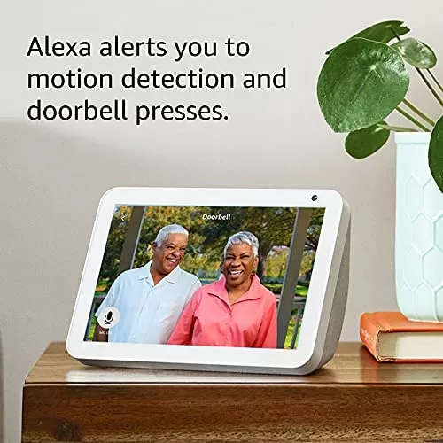 imageBlink Video Doorbell Black  Mini Camera White  TwoWay Audio HD Video Motion and Chime Alerts  Works with AlexaWhite