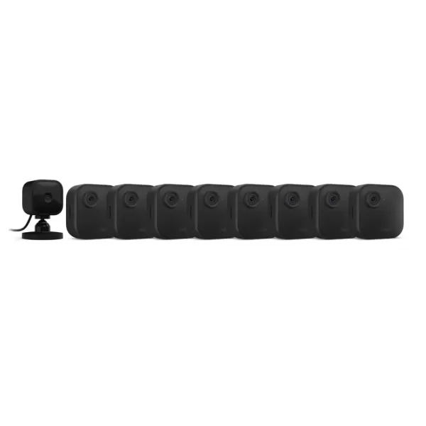 imageBlink Outdoor 4 4th Gen  Blink Mini  Smart security camera twoway talk HD live view motion detection set up in minutes Works with Alexa  3 camera system  Mini WhiteBlack