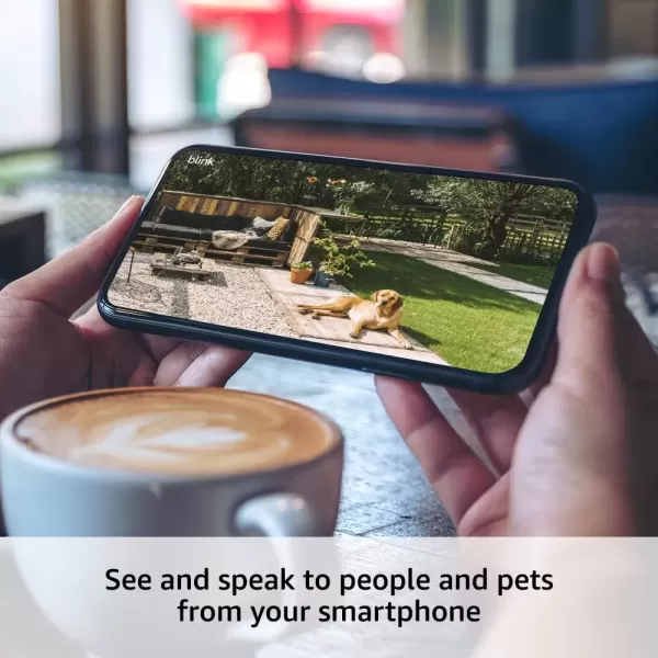 imageBlink Outdoor 4 4th Gen  Blink Mini  Smart security camera twoway talk HD live view motion detection set up in minutes Works with Alexa  3 camera system  Mini WhiteBlack