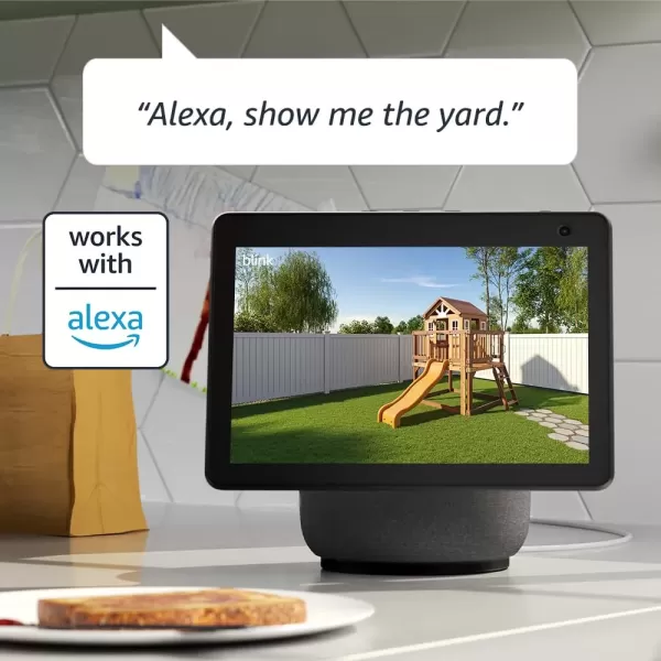 imageBlink Outdoor 4 4th Gen  Blink Mini  Smart security camera twoway talk HD live view motion detection set up in minutes Works with Alexa  3 camera system  Mini WhiteBlack