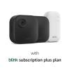 imageBlink Outdoor 4  1Year Subscription  Wireless smart security camera twoyear battery life 1080p HD day and infrared night live view Sync Module Core included  5 camera systemSave with Subscription