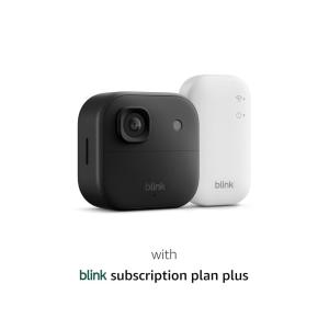imageBlink Outdoor 2K newest model  2K video resolution AIpowered smart detection and noise cancellation Sync Module included  1 camera system Black