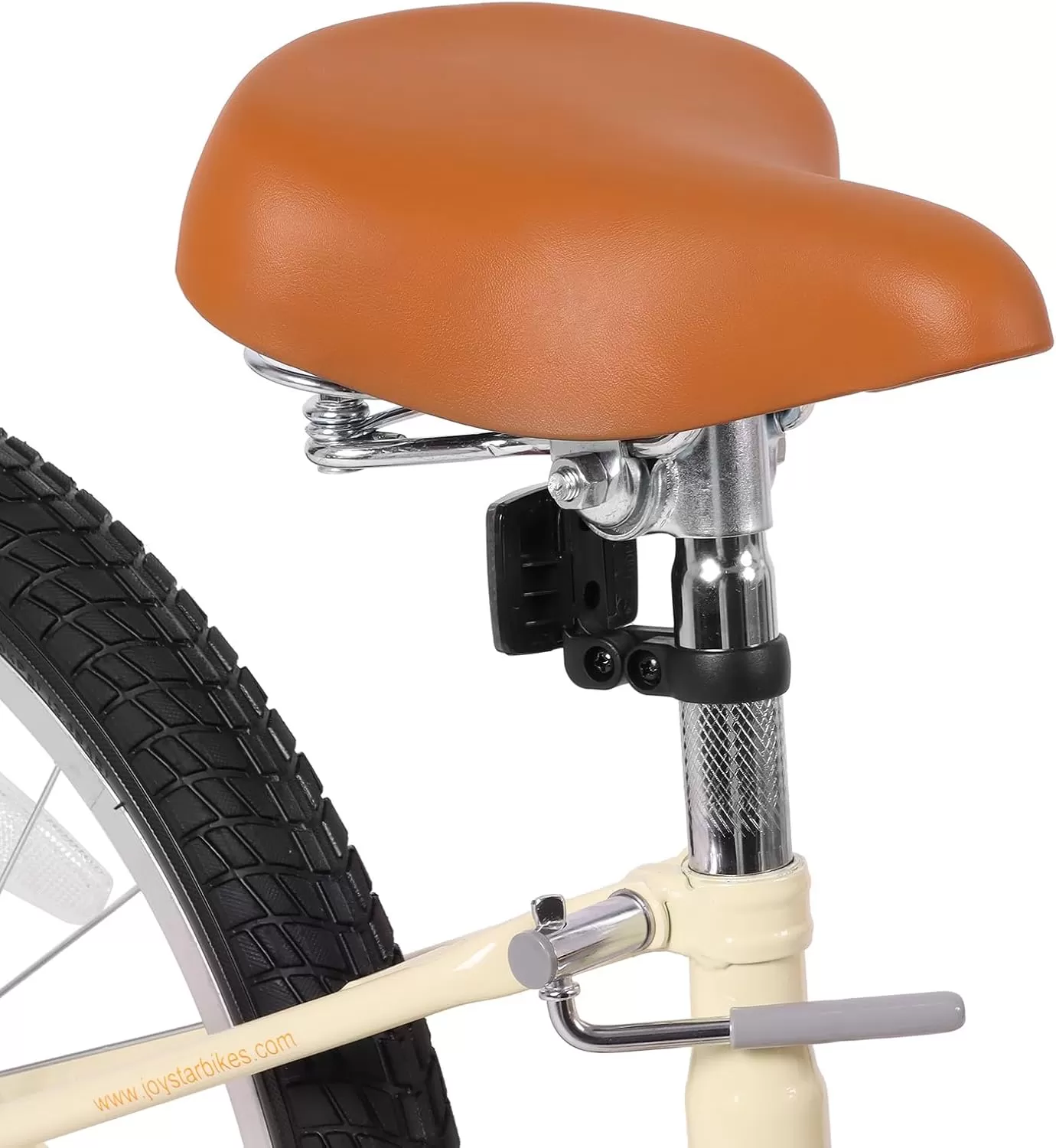 imageJOYSTAR Vintage Kids Bike with Training Wheels ampamp Basket 12 14 16 20 24 Inch Girls Bike for 214 Years Old Multiple ColorsBeige