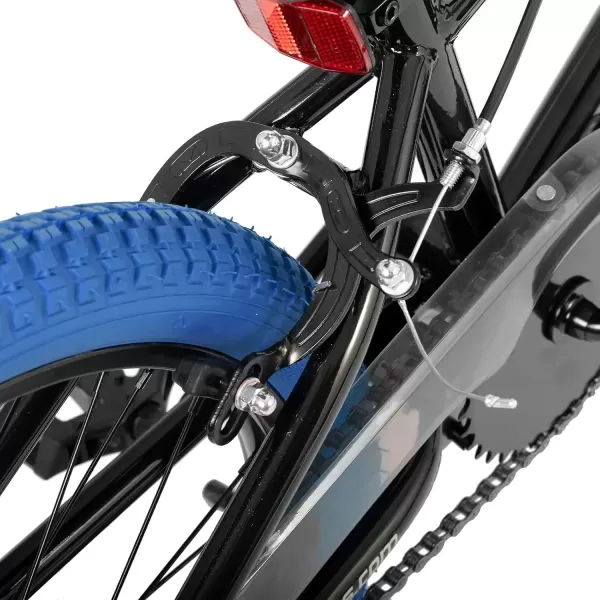 imageJOYSTAR Brockway Freestyle Kids BMX Bikes 20quot 24quot Kids Bicycles for 614 Years Old Boys Girls and BeginnerLevel Riders 2 Pegs Multiple ColorsBlue