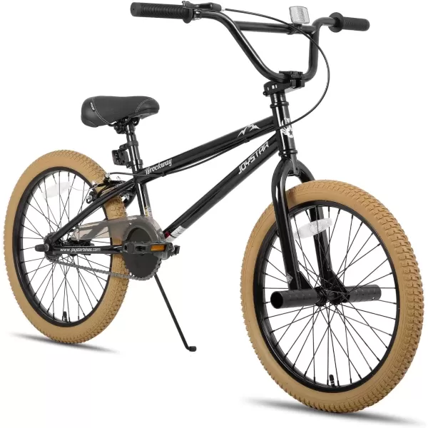 imageJOYSTAR Brockway Freestyle Kids BMX Bikes 20quot 24quot Kids Bicycles for 614 Years Old Boys Girls and BeginnerLevel Riders 2 Pegs Multiple ColorsBrown