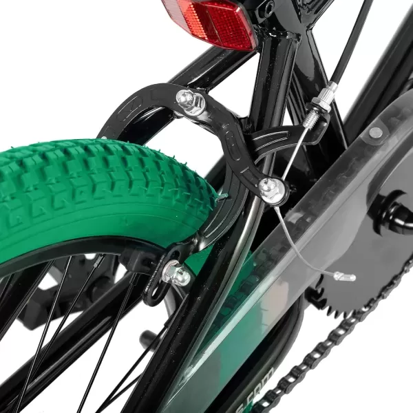imageJOYSTAR Brockway Freestyle Kids BMX Bikes 20quot 24quot Kids Bicycles for 614 Years Old Boys Girls and BeginnerLevel Riders 2 Pegs Multiple ColorsGreen