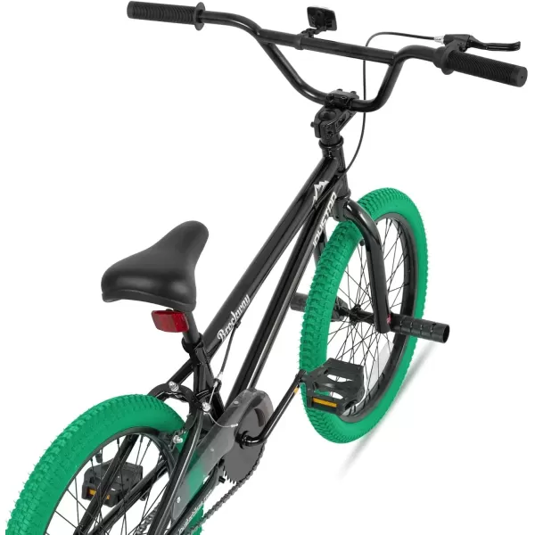 imageJOYSTAR Brockway Freestyle Kids BMX Bikes 20quot 24quot Kids Bicycles for 614 Years Old Boys Girls and BeginnerLevel Riders 2 Pegs Multiple ColorsGreen