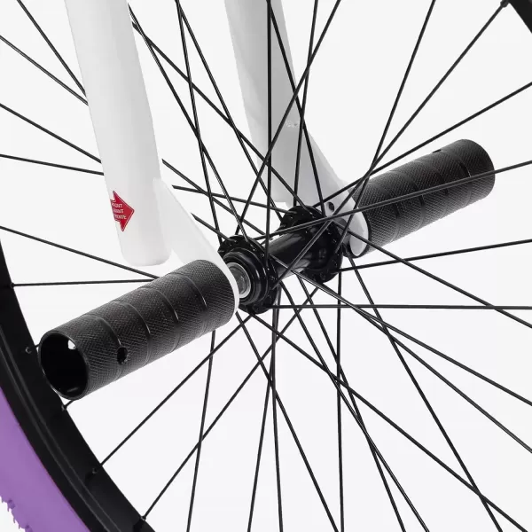 imageJOYSTAR Brockway Freestyle Kids BMX Bikes 20quot 24quot Kids Bicycles for 614 Years Old Boys Girls and BeginnerLevel Riders 2 Pegs Multiple ColorsPurple