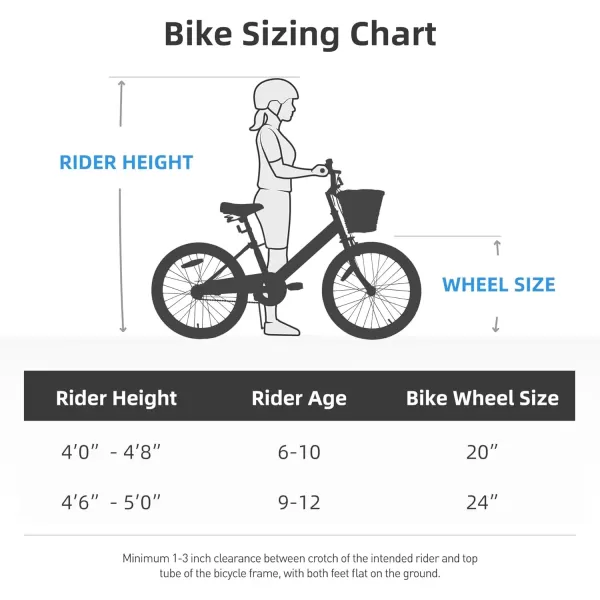 imageJOYSTAR Vintage Kids Bike with Training Wheels ampamp Basket 12 14 16 20 24 Inch Girls Bike for 214 Years Old Multiple ColorsBeige