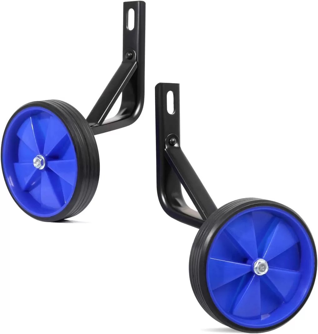 imageDRBIKE 16 inch Training Wheels for 16 Inch Bike Replacement Training Wheels Heavy Duty Training Wheels for 16quot Kids Bike Kids Bike Accessories 1 Pair BlackBlue