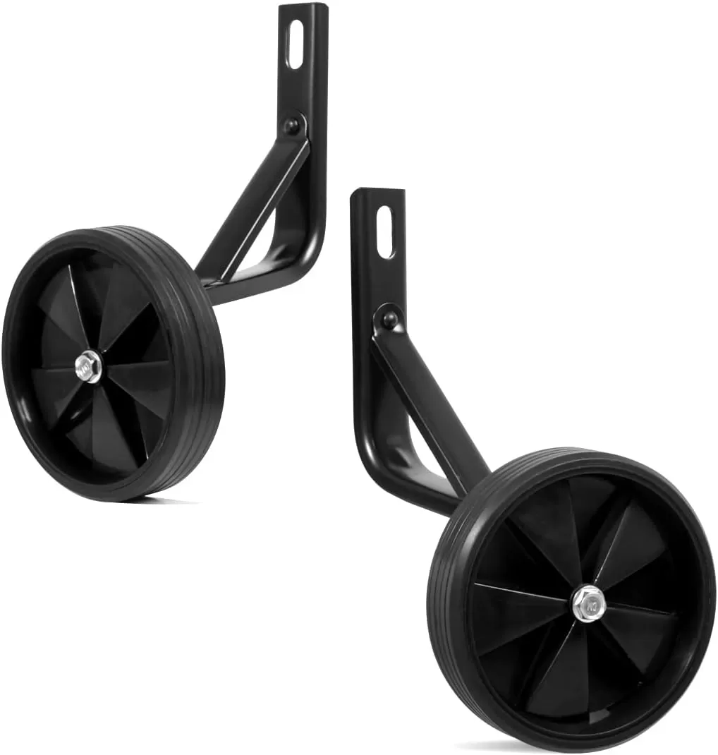 imageDRBIKE 16 inch Training Wheels for 16 Inch Bike Replacement Training Wheels Heavy Duty Training Wheels for 16quot Kids Bike Kids Bike Accessories 1 Pair BlackBlack