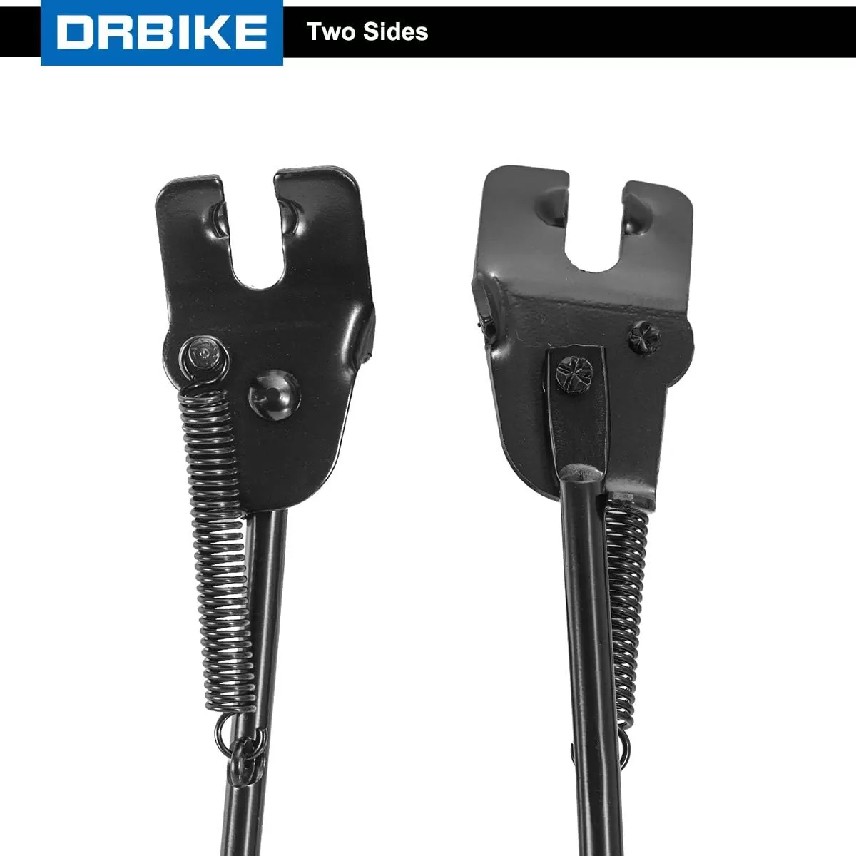 imageDRBIKE Kids Bike Kickstand for 14 16 18 20 Inch Kids Bike SingleSide Stand Rear Mount for Kids Bicycle Carbon Steel BlackFits for 14inch Kids Bike