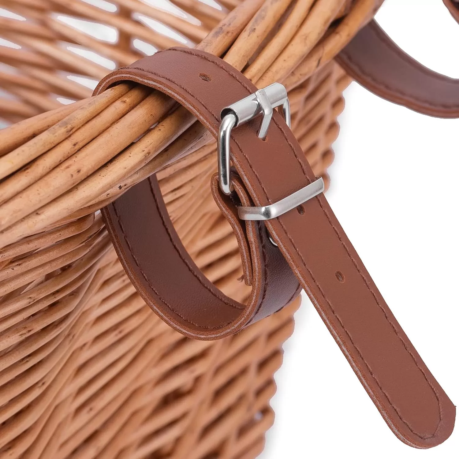 imageDRBIKE Wicker Kids Bike Basket for 1218 Inch Kids Bike Balance Bike Scooter Kids Bicycle Front Handlebar Wicker Baskets Kids Bike AccessoriesBrown Basket Fits for 1824 Inch Bike