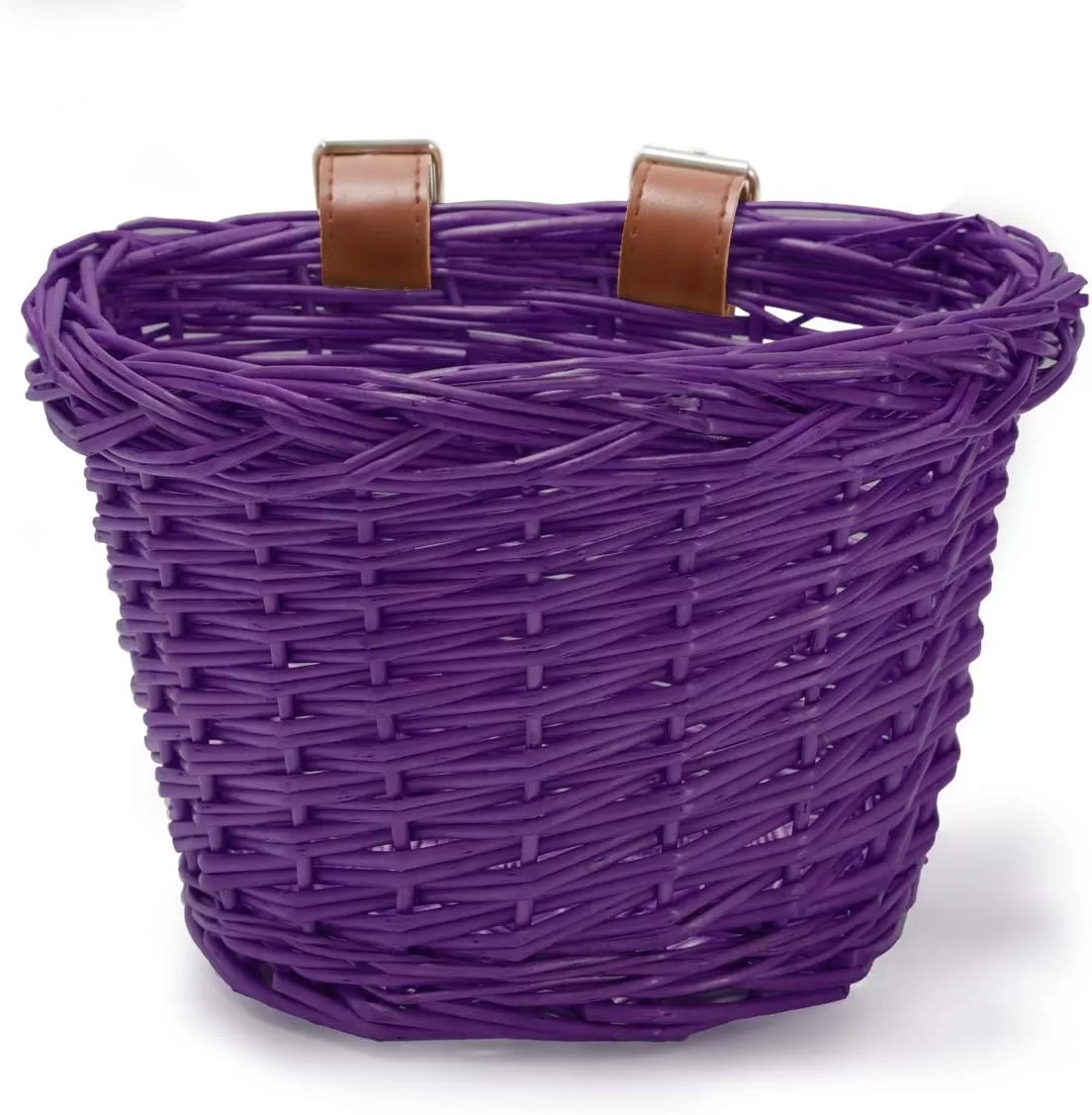 imageDRBIKE Wicker Kids Bike Basket for 1218 Inch Kids Bike Balance Bike Scooter Kids Bicycle Front Handlebar Wicker Baskets Kids Bike AccessoriesPurple Basket Fits for 1216 Inch Bike