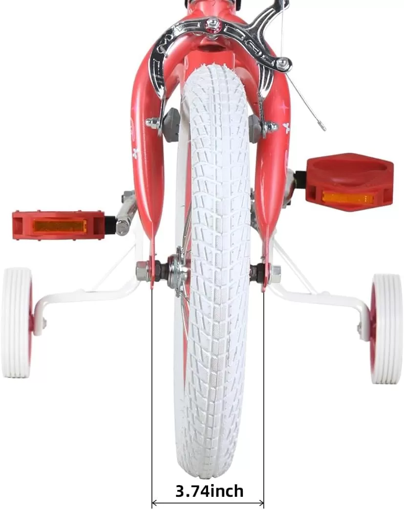 imageJOYSTAR 12 14 16 18 Inch Kids Bike Front Wheels Replacement with Solid Air Rubber Tire and Inner Tube Bicycle Bike Wheels Dont Fit with Huffy Bike Black ampamp WhiteWhite 20 Inch