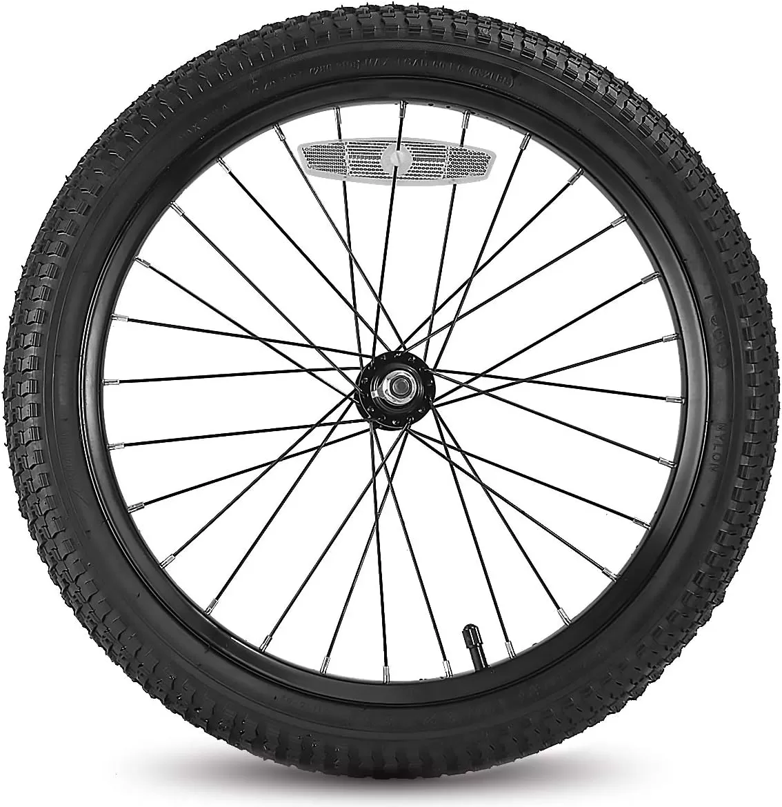 imageJOYSTAR 12 14 16 18 Inch Kids Bike Front Wheels Replacement with Solid Air Rubber Tire and Inner Tube Bicycle Bike Wheels Dont Fit with Huffy Bike Black ampamp WhiteBlack 20 Inch