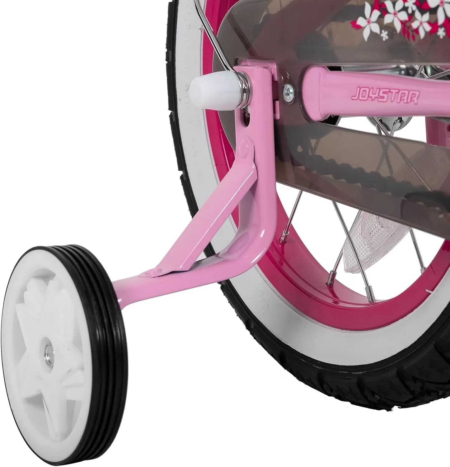 imageJOYSTAR 12 14 16 Inch Kids Cruiser Bike for Ages 27 Years Old Girls ampamp Boys Kids Bike with Training Wheels ampamp Coaster Brake Kids Cruiser Bicycles for ChildrenLight Pink