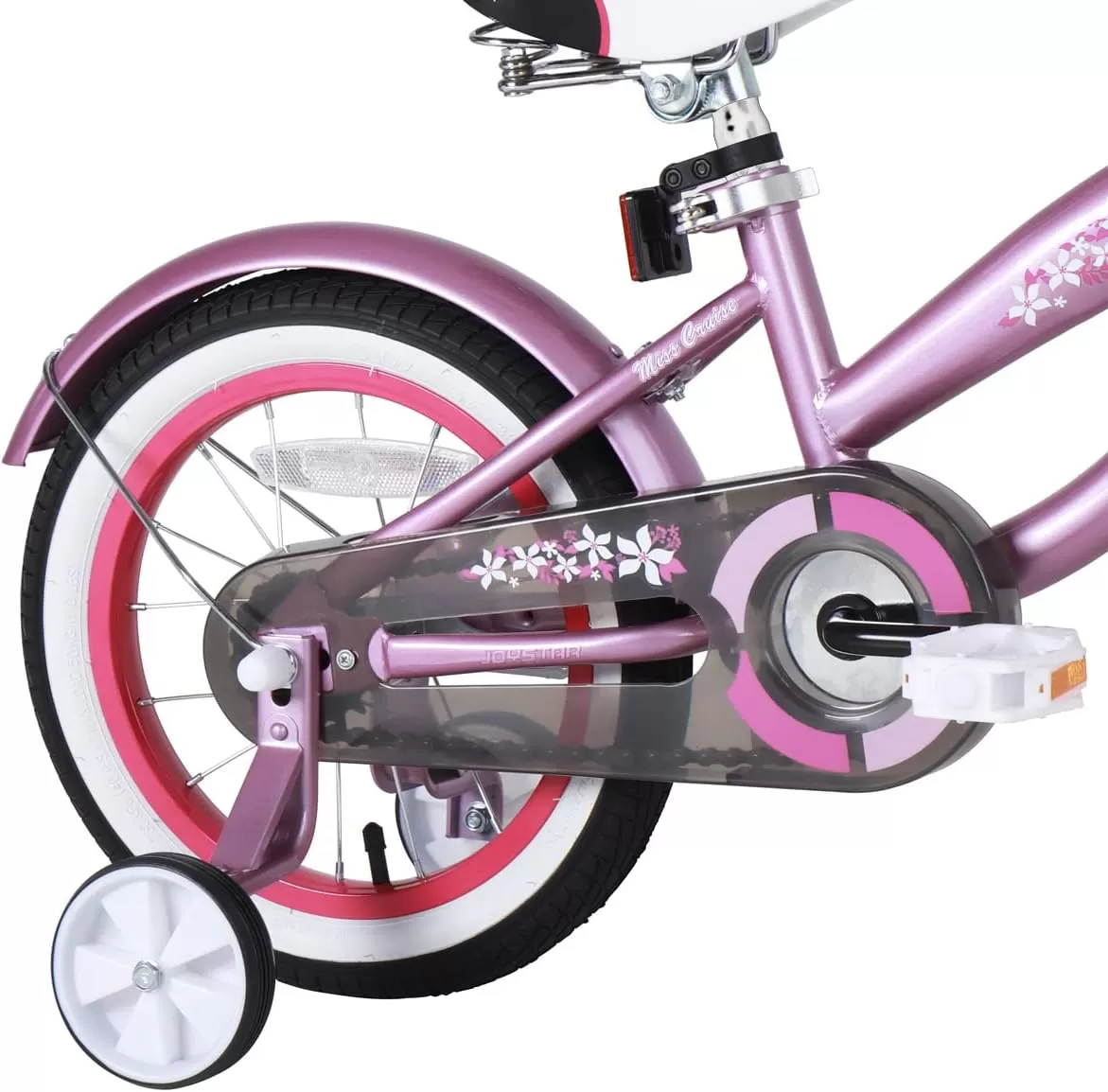 imageJOYSTAR 12 14 16 Inch Kids Cruiser Bike for Ages 27 Years Old Girls ampamp Boys Kids Bike with Training Wheels ampamp Coaster Brake Kids Cruiser Bicycles for ChildrenPink