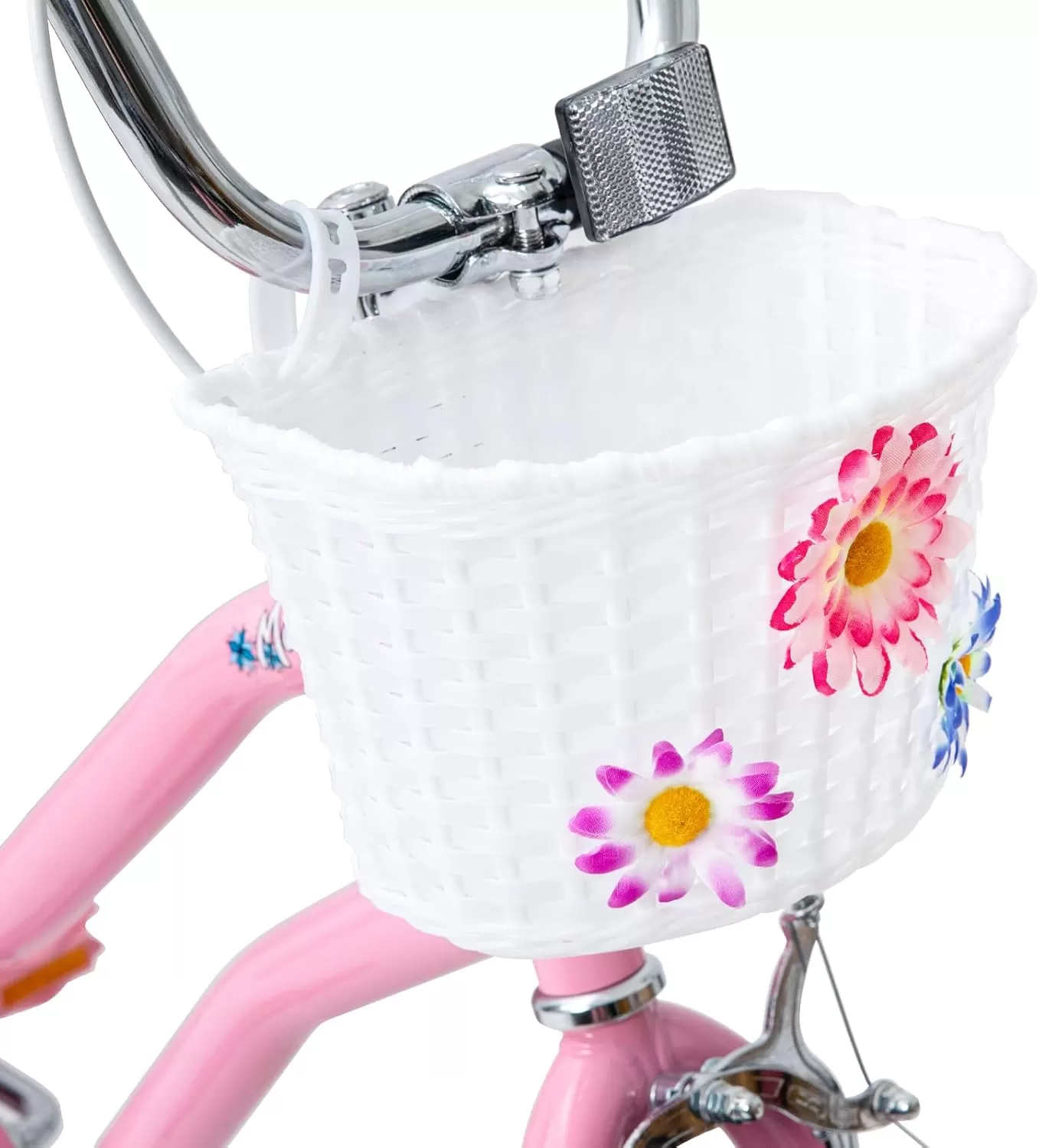 imageJOYSTAR 20 Inch Girls Bike with Training Wheels Banana Seat Bike for Girls Ages 712 Years Old Kids Girls Bicycle with Front Handbrake and Coaster Brakes Kickstand IncludedPink