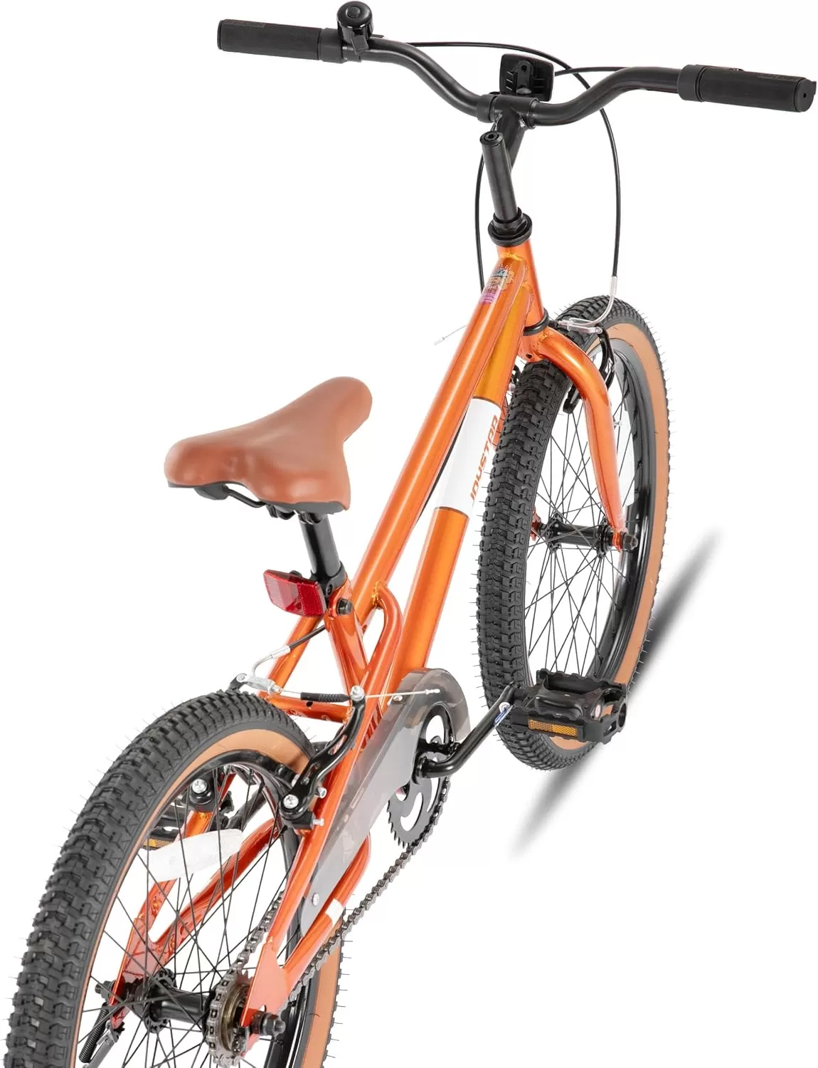 imageJOYSTAR 20 Inch Kids Bike for Age 710 Years 20 Inch Freestyle BMX Bike for Kids and Beginner Level Rider Kids BicycleOrange