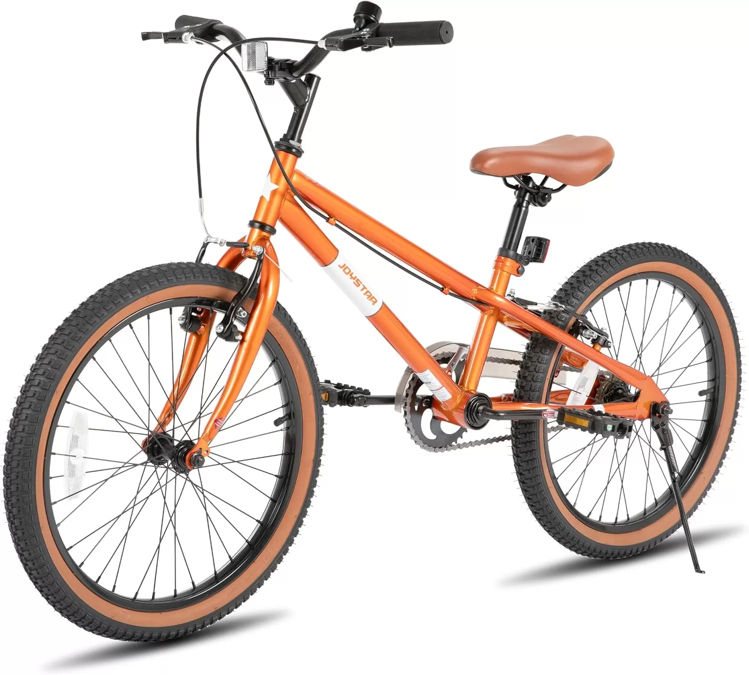 imageJOYSTAR 20 Inch Kids Bike for Age 710 Years 20 Inch Freestyle BMX Bike for Kids and Beginner Level Rider Kids BicycleOrange