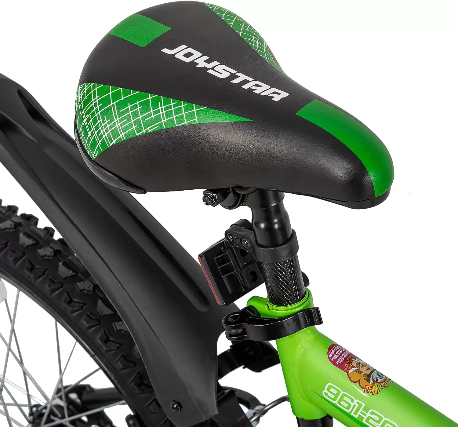 imageJOYSTAR 20 Inch Kids Bike for Boys Girls Ages 713 Years Old DualSuspension Kids Mountain Bike with Dual Handbrake ampamp Kickstand Multiple ColorsGreen