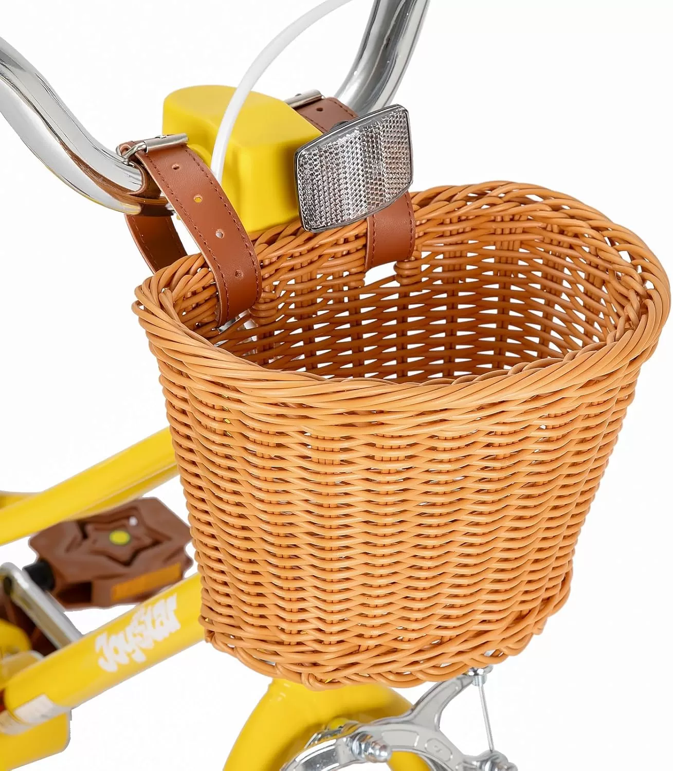 imageJOYSTAR Girls Bike for 212 Years Old Toddlers and Kids 12quot 14quot 16quot Kids Bike with Training Wheels 20 Inch Kids Bicycle with Kickstand Retro Style Kids BikesSunny Yellow
