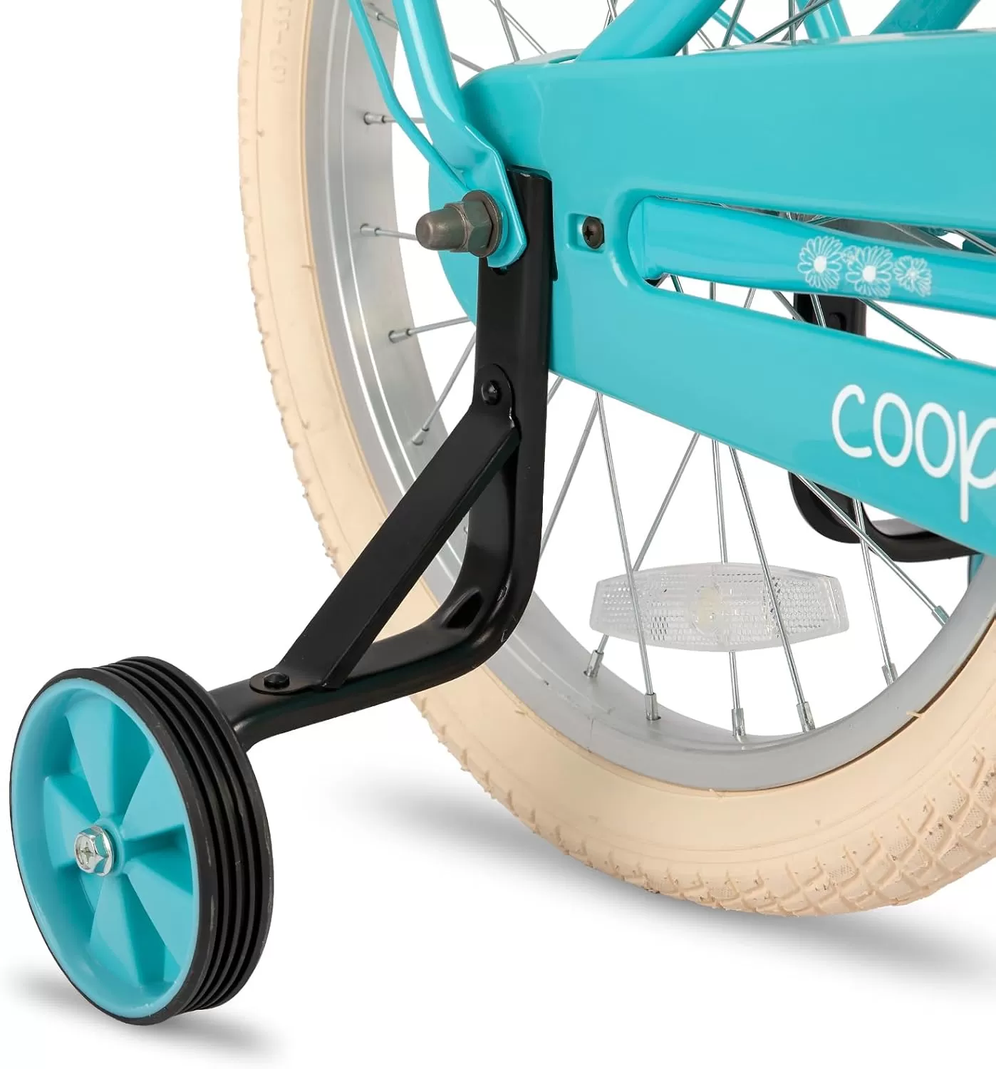 imageJOYSTAR Girls Bike for 212 Years Old Toddlers and Kids 12quot 14quot 16quot Kids Bike with Training Wheels 20 Inch Kids Bicycle with Kickstand Retro Style Kids BikesZGreen