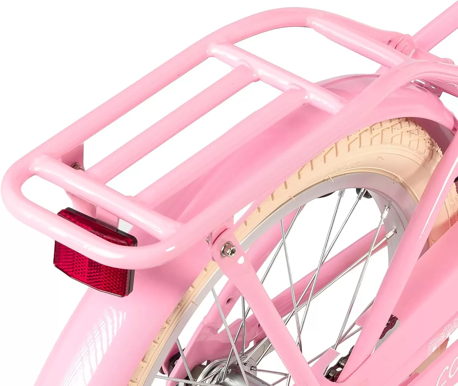 imageJOYSTAR Girls Bike for 212 Years Old Toddlers and Kids 12quot 14quot 16quot Kids Bike with Training Wheels 20 Inch Kids Bicycle with Kickstand Retro Style Kids BikesZPink