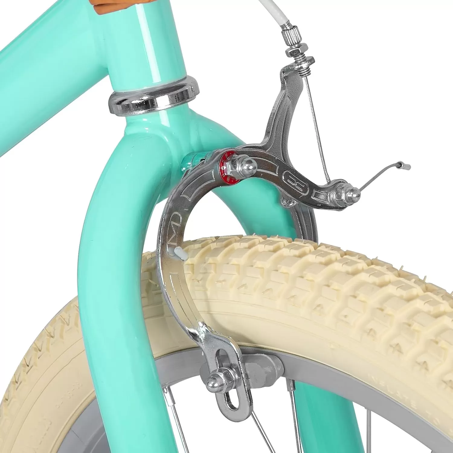 imageJOYSTAR Girls Bike for 212 Years Old Toddlers and Kids 12quot 14quot 16quot Kids Bike with Training Wheels 20 Inch Kids Bicycle with Kickstand Retro Style Kids BikesMint Green